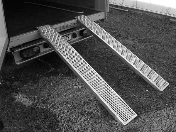 Aluminiumramper, raka, lastkapacitet 1000 kg/par, 2500 mm