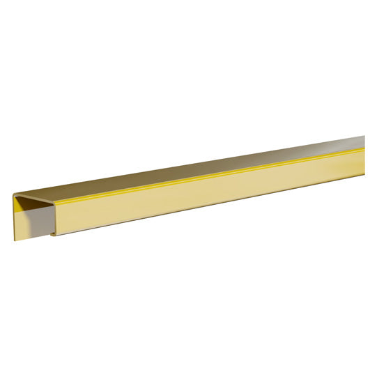 Scuff plate profile, raw, S235JRH, 70 x 50 x 2.5 mm, 6000 mm