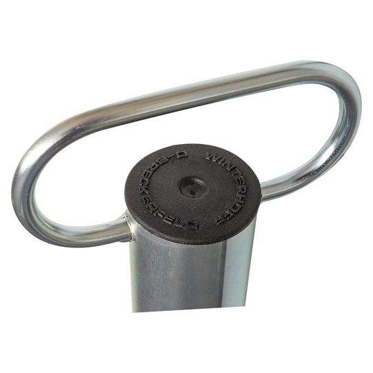 Round tube parking support RSR/48/700, tube length 700 mm