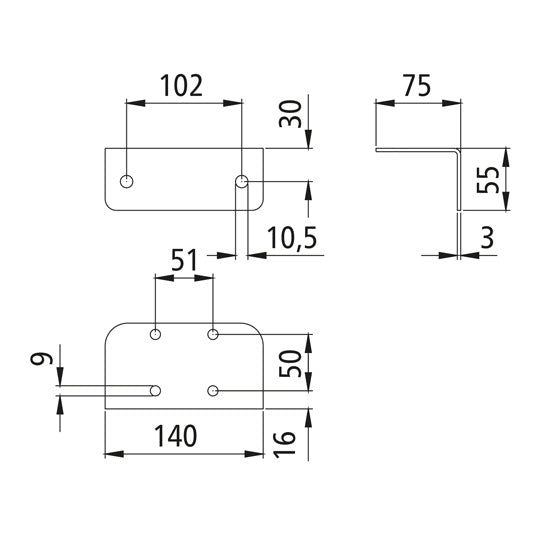 Clamping bracket set for pipe mounting