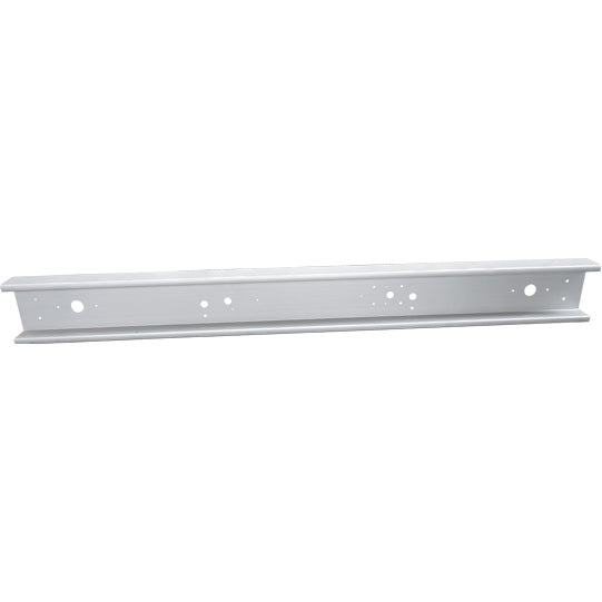 Aluminium underride guard, machined, 2350 mm, anodised