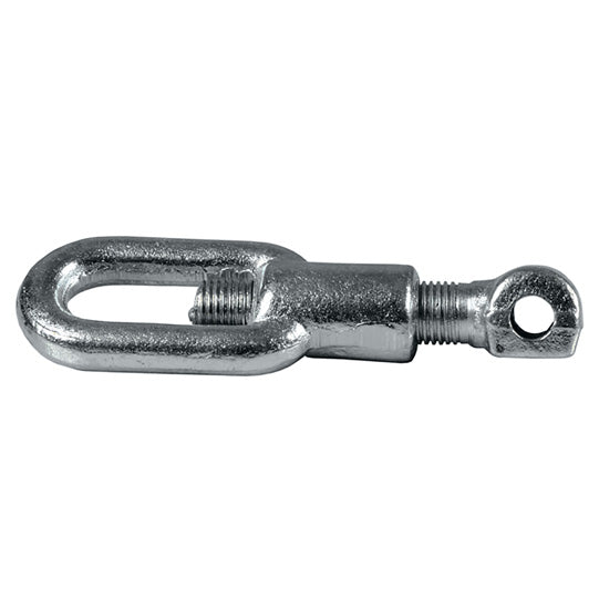 Clamping screw w/ basket nut, galvanised stl.