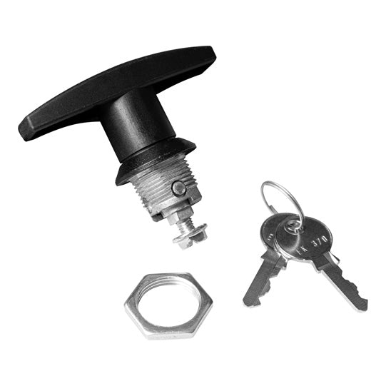 T-handle w. lock, complete (rotary bolt)