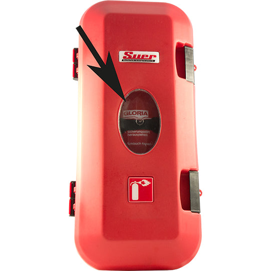 Replacement window for fire extinguisher box 390144272