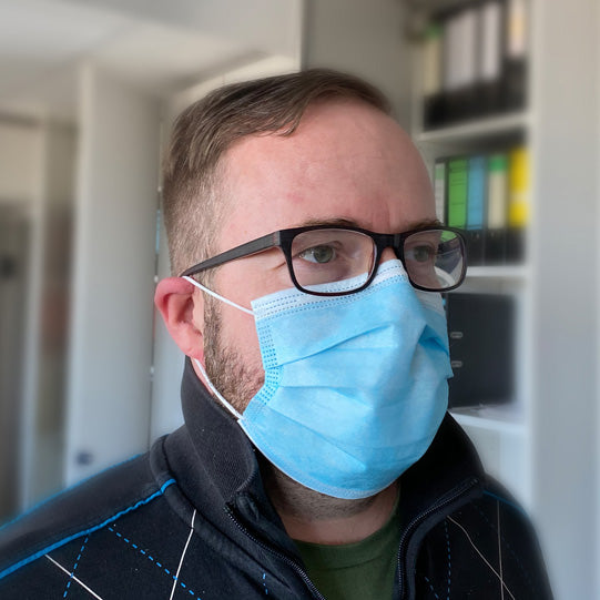 Ansiktsmasker - förpackning med 50 stycken.