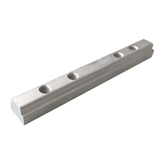 Gängskena, 50/70/75/95 mm, aluminium, obehandlad