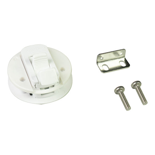 Snap-lock inspection flap