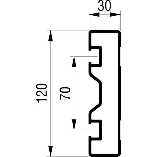 Side collision protection PWP, anodized