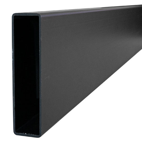 Aluminium 25 mm insertion plate, 100 mm, black anodized