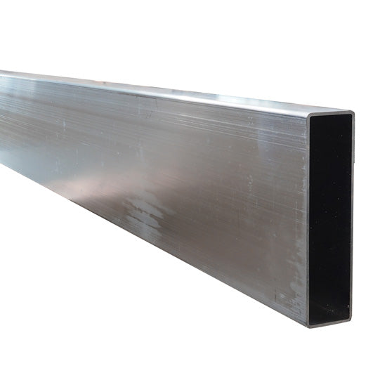 Aluminium 25 mm insertion slat, 100 mm, mill finish, 2500 mm fi