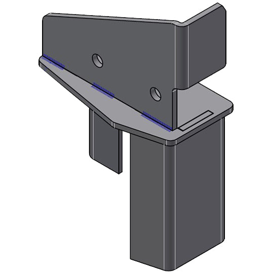 Insticksanslutning för takremmen, fram vänster, Cargotrail CS-lampa