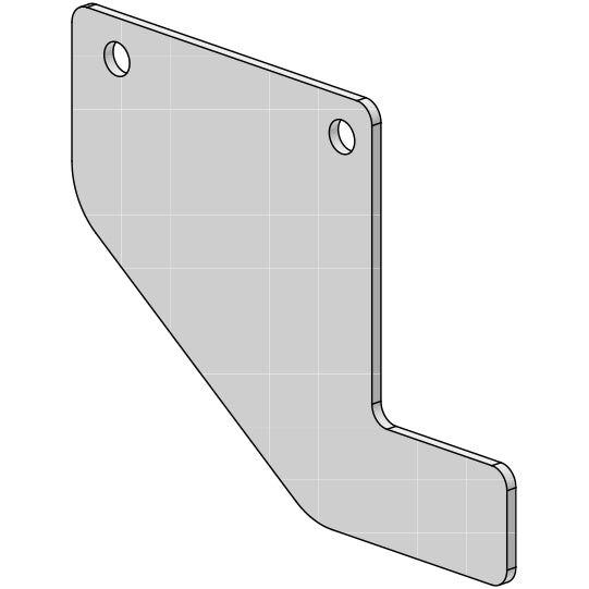 Hållplatta för kontaktändbalk