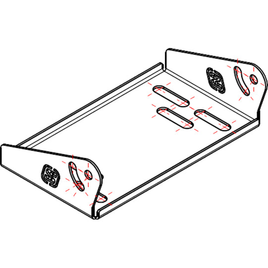 ASPL-bredd för tvärbalksmontering (641124) f. Stänkskärmsbredd