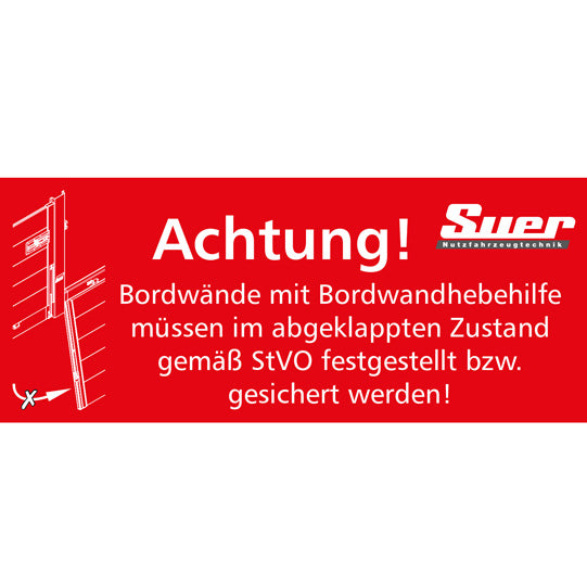 Tarra, jossa on varoitus seinäkiinnitystä varten