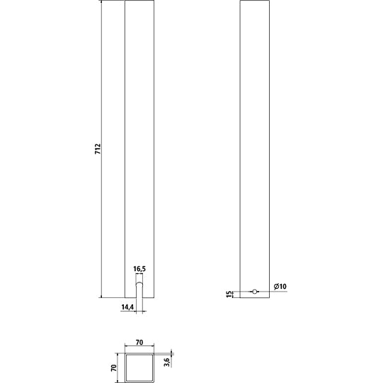 MultiStick 70, 600 mm, steel microZINQ® 5