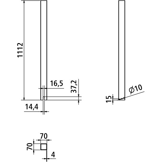 MultiStick 70, 1000 mm, steel microZINQ® 5