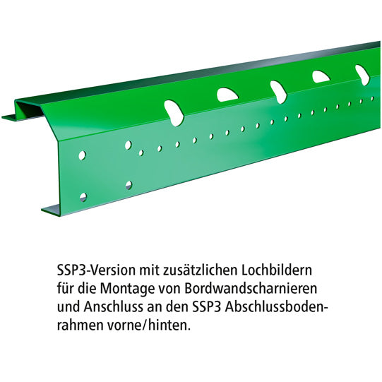 Lattian runkoprofiili rakennusmateriaalitasolle S355MC