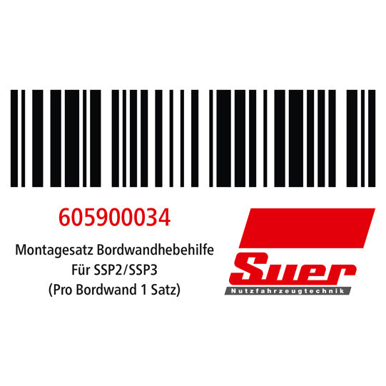 Sticker for 605900034 mounting kit