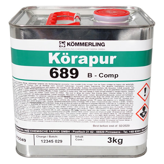 Körapur 689 B, hardener only, 3 kg