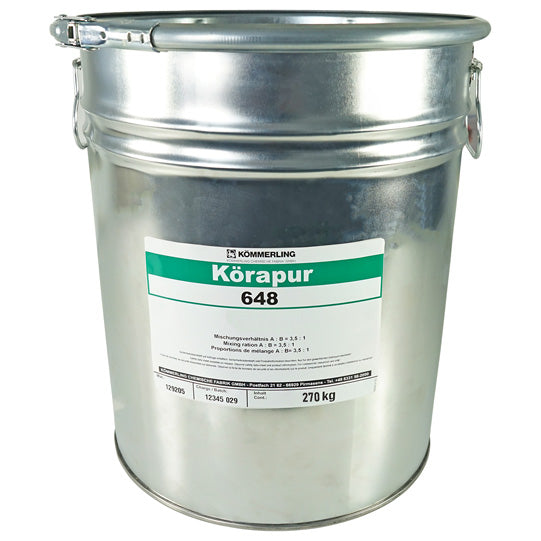 Körapur 648 A (resin only), 270 kg drum