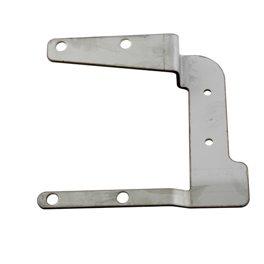 Retaining plate for tender ratchet, angled, R for pillar 52005