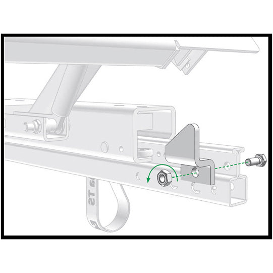 Edscha end latch lock/holder, right