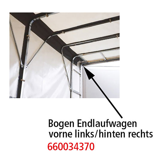 Edscha arch end carriage SB-Profi, front left/rear right
