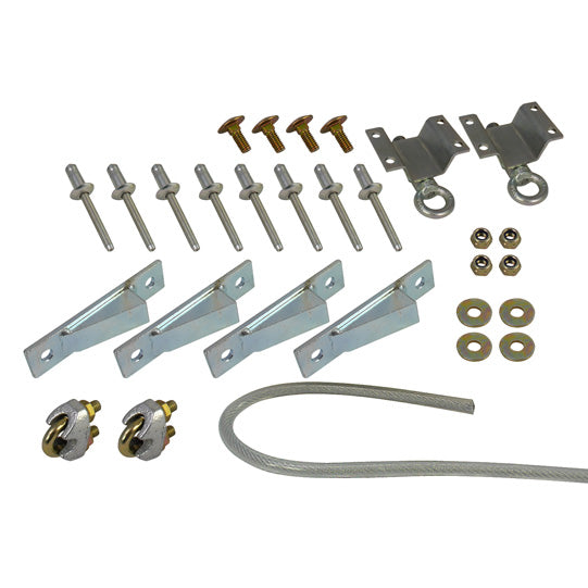 Edscha-lukkosetti kiilalle/köydelle, asennuskorkeus 100