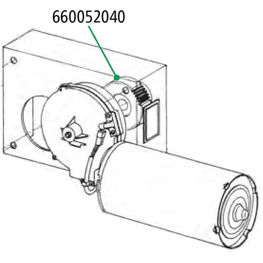 Edscha spur gear for electric drive
