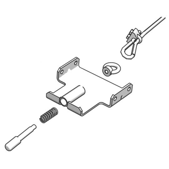 Edscha locking set wedge and cable
