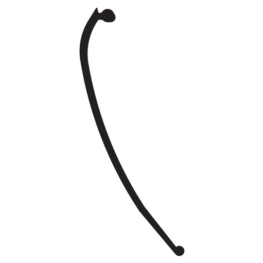 Edscha profile seal/PVC sealing lip, grey, 125mm, L 13.7 m