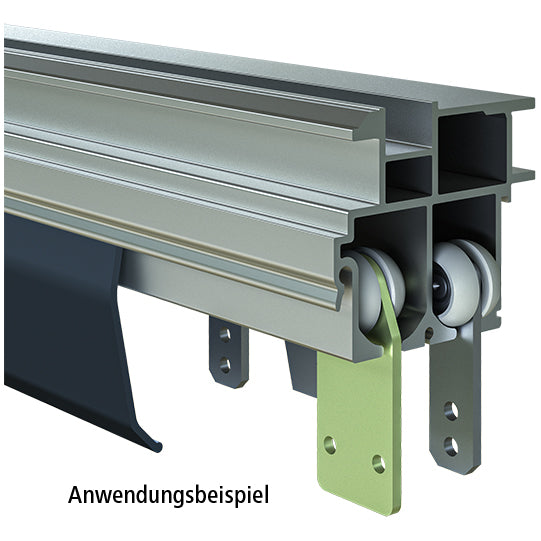 Edscha tarpaulin roller, straight, standard, galvanised stl.