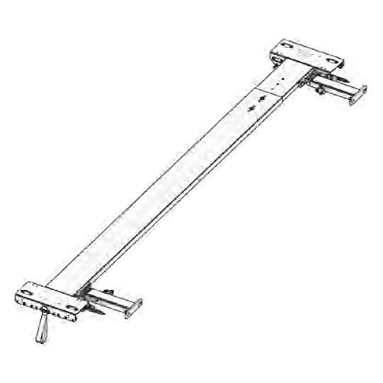Edscha end carriage CS for rear portal bracing 1x700 N/side)