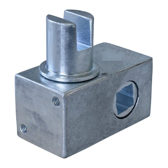Kiinnityslaite tyyppi 40, 73 x 38 mm, voidaan käyttää molemmin puolin
