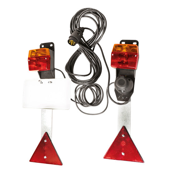 Lighting kit for agricultural and forestry trailers