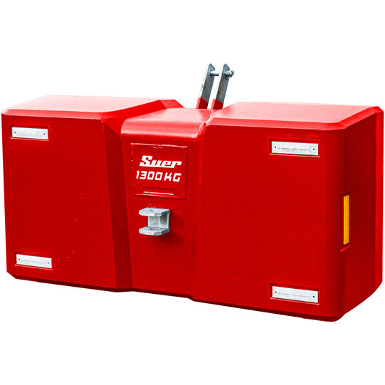 SB1300 Reinf.ced concrete weight, Cat. II, red