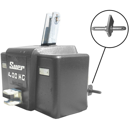 SBKK400 Förstärkt betongvikt. Kat. 0/I Kommunal, grå