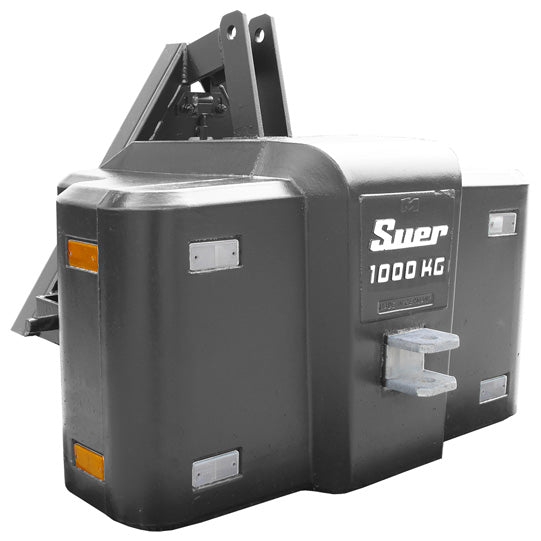 SBD1000 Teräsbetonipaino, kolmiomainen, kategoria I/II/III, harmaa