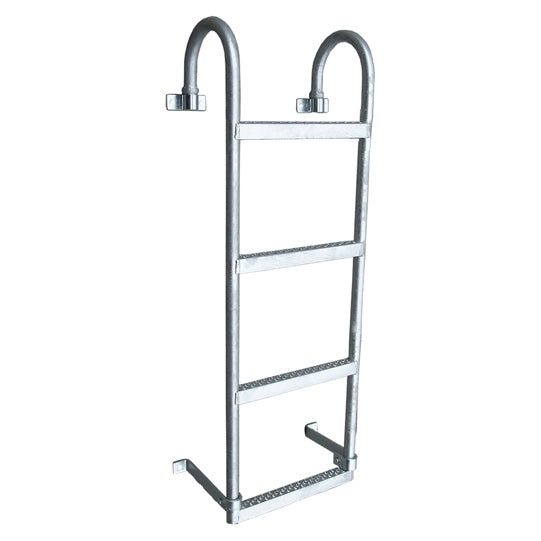 Access ladder with 4 rungs, height 980 mm