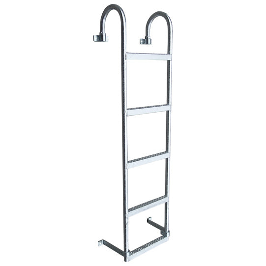 Access ladder with 5 rungs, height 1380 mm