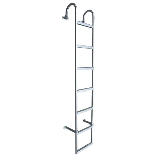 Stege med 7 stegpinnar, höjd 1980 mm