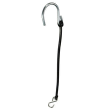Safety cord w/ S-hook, length approx. 270 mm, black