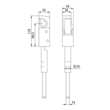 tipper fastener 662 NP, raw, L