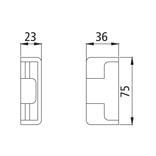 Locking bag 6817, raw