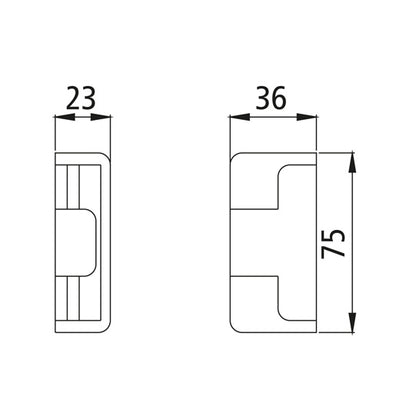 Locking bag 6817, raw
