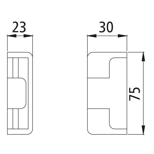 Locking bag 6818, raw