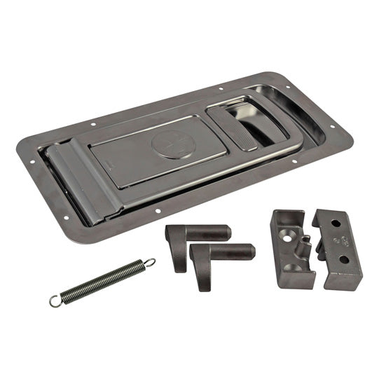 Complete built-in espagnolette lock, SS, 891.16