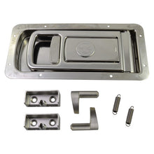 Complete built-in espagnolette lock, stainless steel, 891.16T