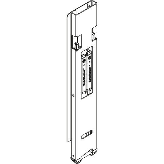 Rear pillar Solidmaster 802H, KTL, left, 600 mm, w.lock