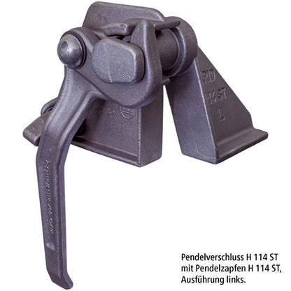 tipper fastener H114 ST, raw stl., R